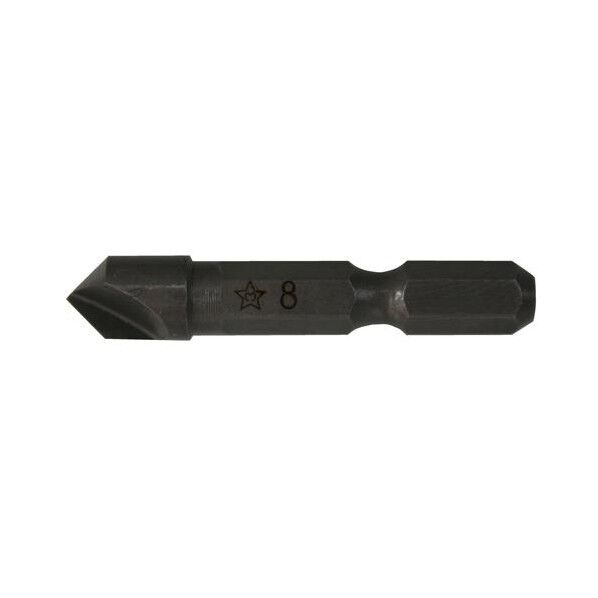 ※法人専用品※エスコ 8.0mm カウンターシンク(1/4六角軸・HSS) EA827JS-8 1本
