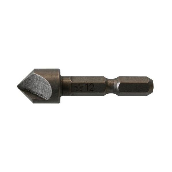※法人専用品※エスコ 12.0mm カウンターシンク(1/4六角軸・HSS) EA827JS-12 1本