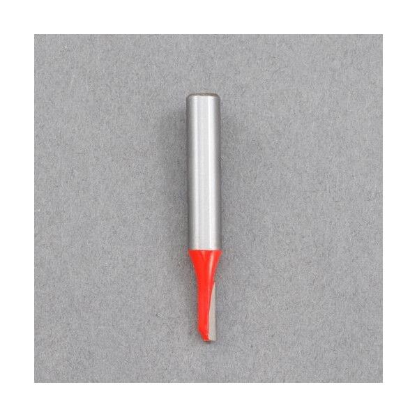 6x 4mm ルータービット(ストレート) EA828AB-2 1本