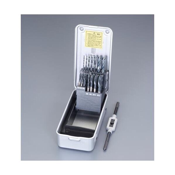 M3-M12 タップ&ドリルセット(ジェットスパイラル.HSS)