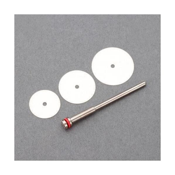 ※法人専用品※エスコ 3枚組 軸付ステンレスカッター(2.35mm軸) EA819WM-6 1ST...