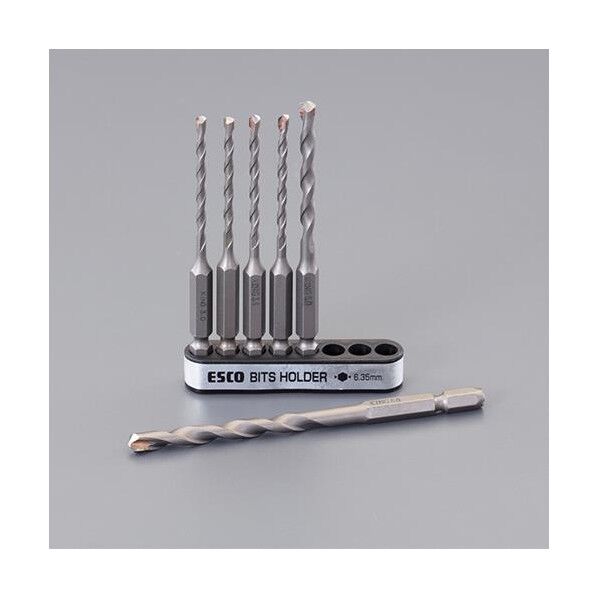 エスコ(esco) 3.0-6.0mm/6本組 マルチドリル(六角軸) EA824BS-100 1ST