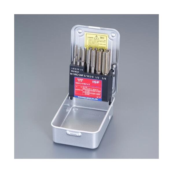 No.6-5/8インチ タップセット(UNC･UNF/HSS/中)