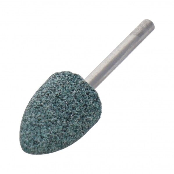 H&H 軸付砥石 砲弾型 #80 GC-17H 1点