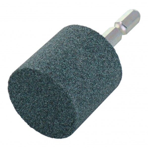 H&H 六角軸軸付砥石 円筒型 #80 GC6-11 1点