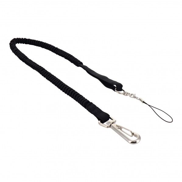 DBLTACT 布製安全コード 携帯電話用 ブラック DT-ST-05BK 1点