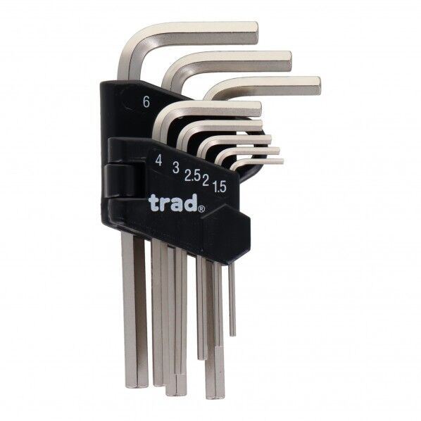 trad 8pcs.六角棒レンチセット 1.5/2.0/2.5/3.0/4.0/5.0/5.5/6.0mm THS-8 8PC