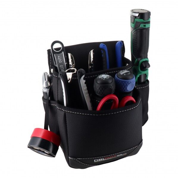 三共コーポレーション 腰袋 245×220×150mm ブラック DT-28-BK 1点