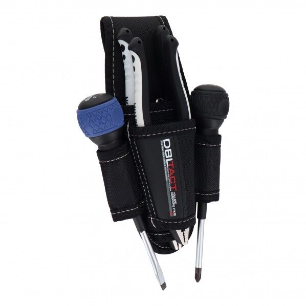 DBLTACT ペンチサック2段ドライバー差し ブラック 240×140×40mm DT-TS-04ーBK 1点