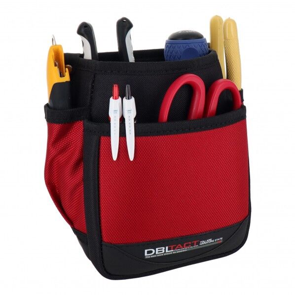 DBLTACT 2段腰袋 レッド 190×150×90mm DT-02S-RE 1点
