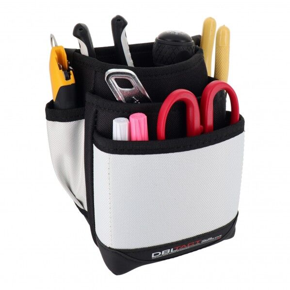 DBLTACT 3段腰袋 ホワイト 190×150×120mm DT-03S-WH 1点