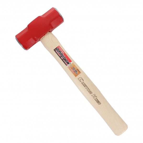 CUSTOM KOBO 木柄両口ハンマー 0.9kg 300×100×37mm CRH-09 1点