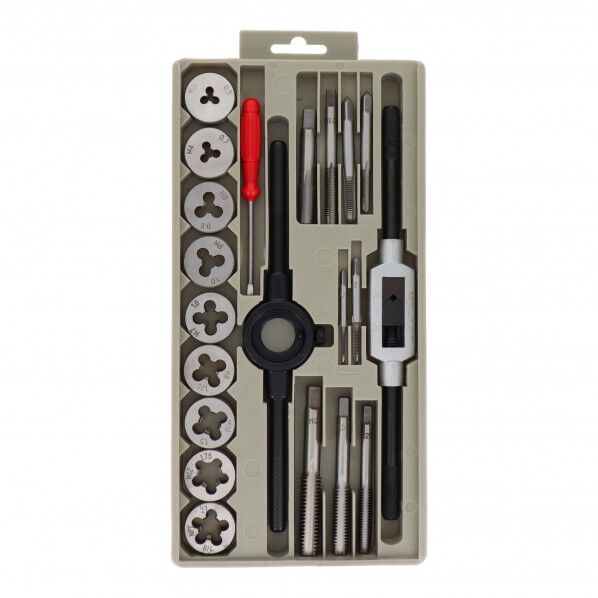 H&H 21PCS タップ&ダイスセット プロ向け 255×120×20mm HTD-21H 1点