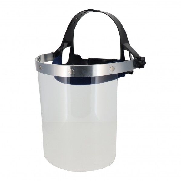 H&H 円筒形防災面(かぶり面) 透明 250×215mm #650 1点