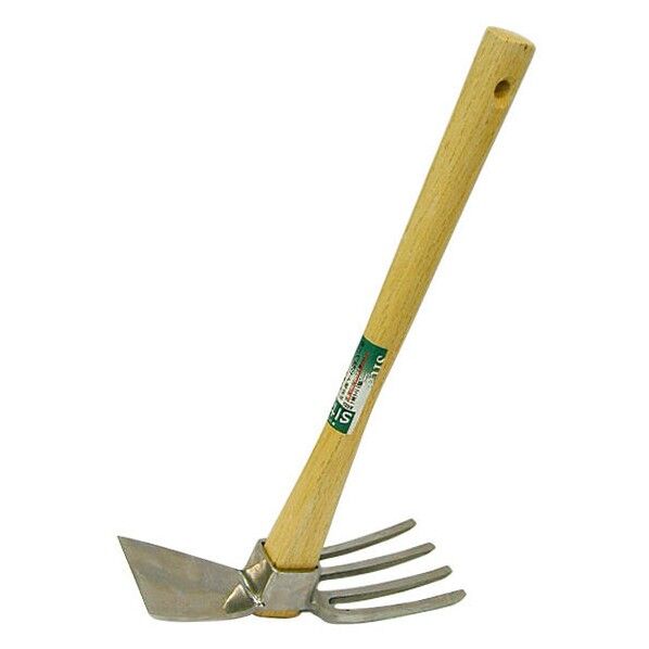 三共コーポレーション sita ステンレス片手鍬(イカ型レーキ) 385mm A490 1点...