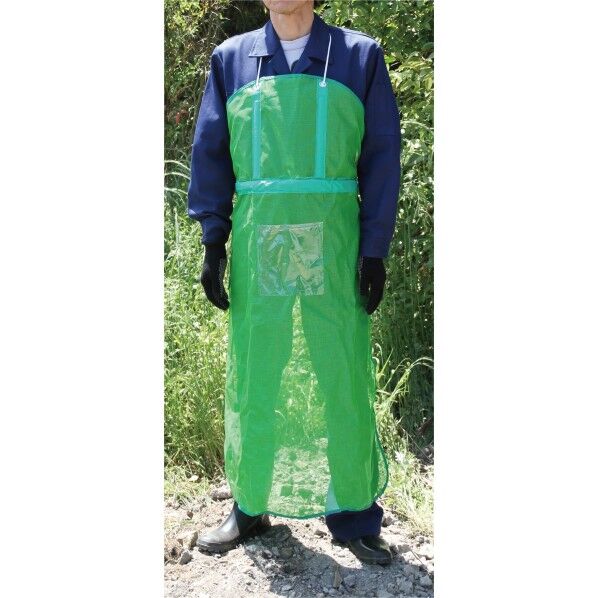 sita 刈払機用ワンタッチメッシュエプロン 730×1150mm OMEー1150 1点