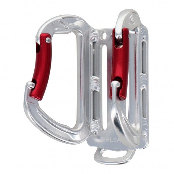 DBLTACT カラビナ工具差ダブル 湾曲ゲート 小×小 高強度アルミ鍛造品 シルバー DT-AWS-S 1点