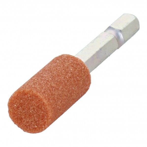 H&H 六角軸軸付砥石 円筒型 #60 WA6-15 1個