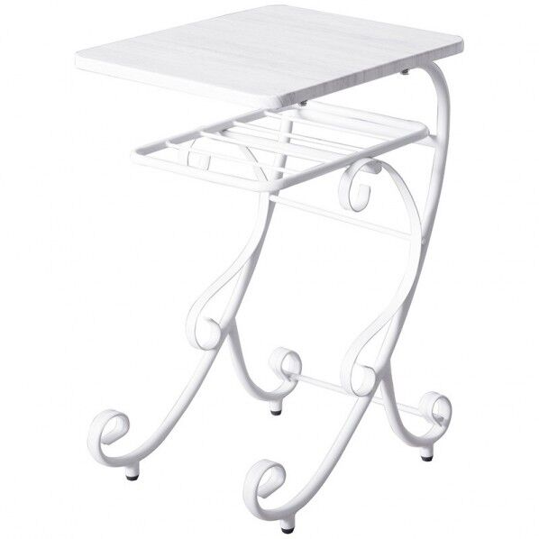 宮武製作所 ナイトテーブル Celestia ホワイト 幅35.3×奥行き40.3×高さ60cm ホワイト NT-350_WH 1台...