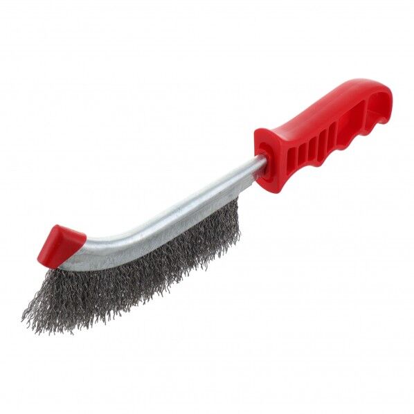 trad グリップJ型ワイヤーブラシ 鋼線 240mm TWB-01 1ケ