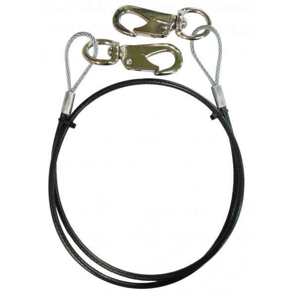 PVC被覆ワイヤ 両スナップ