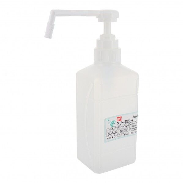 GA シャワーポンプディスペンサー 500ml 210×70×60mm 500ml SD-500 1ケ