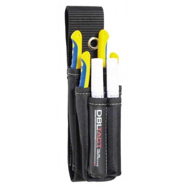 DBLTACT スリムツールケース(マーカー差付き) ブラック 230×50×80mm DT-TS-33 1点