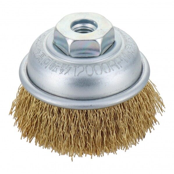 三共コーポレーション 建工快速 カップワイヤーブラシ 真鍮線 65mm KCB-65B 1ヶ...