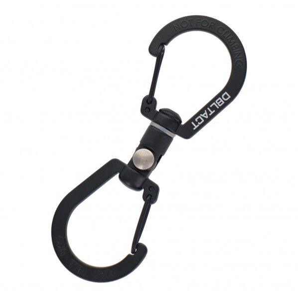 DBLTACT S型カラビナ 80mm ブラック#360516