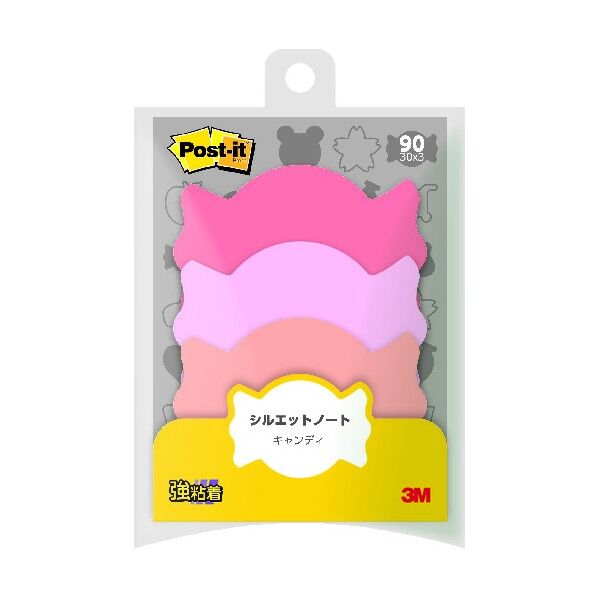 ポスト・イットシルエット強粘着キャンディ SSS-AM 1個