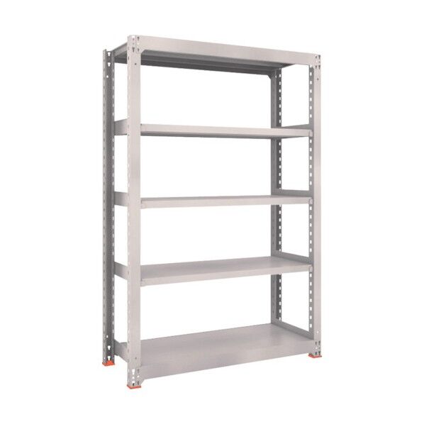 M3型中量棚 H1200 W1200 D1121 3段 免震樹脂ベース付 ネオグレー M3-44123SFC 1点