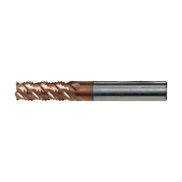 トラスコ(TRUSCO) 高能率粗加工用ラフィングエンドミル(ねじれ角45°)10.0 TS50-THRFE4100 1本