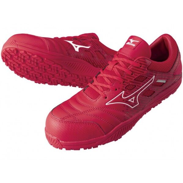 安全作業靴 レッド×ホワイト