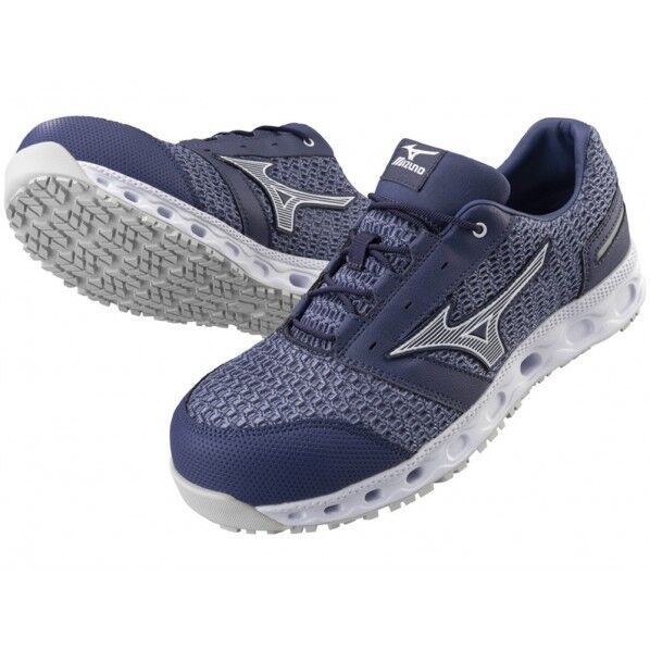 安全作業靴 ブルー×ホワイト