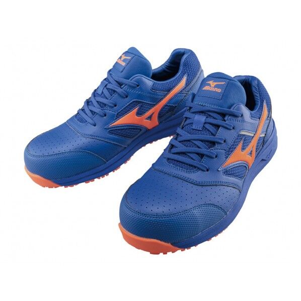 安全作業靴 ブルー×オレンジ