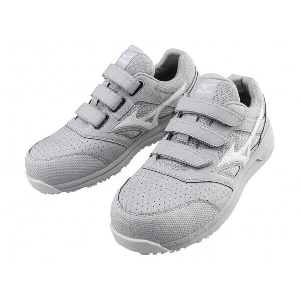 安全作業靴 ライトグレー×ホワイト