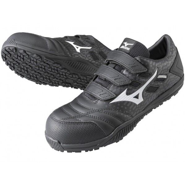 安全作業靴 ブラック×ホワイト