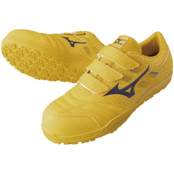 安全作業靴 イエロー×ネイビー