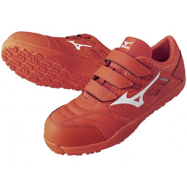 安全作業靴 オレンジ×ホワイト