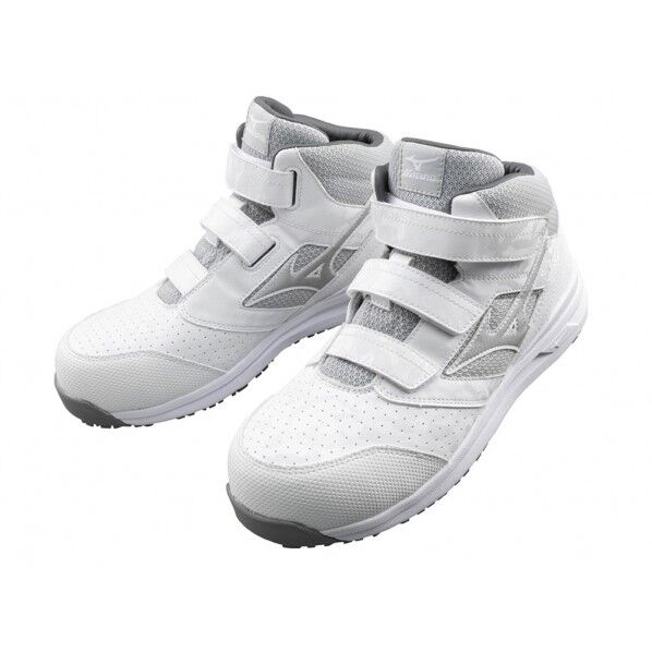 安全作業靴 ホワイト×シルバー