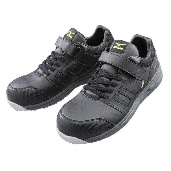 安全作業靴 ブラック×ダークグレー