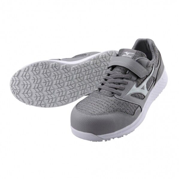 安全作業靴 グレー×ライトグレー