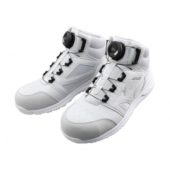 安全作業靴 グレー×ホワイト