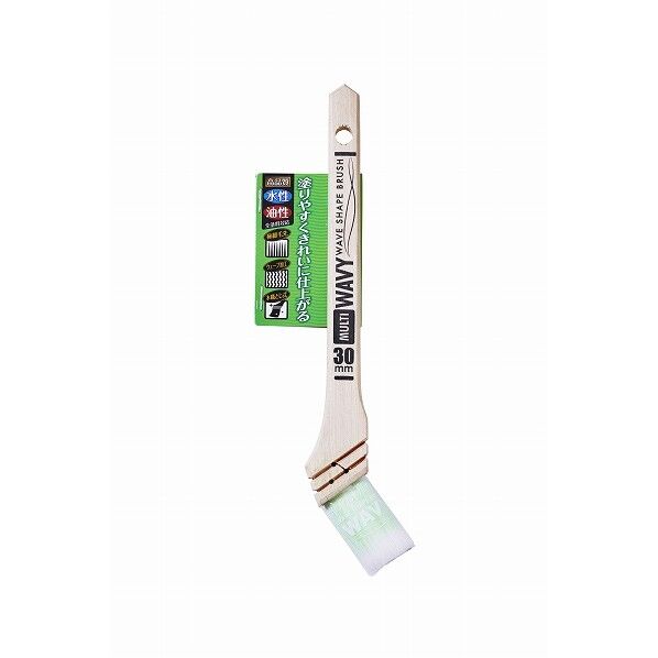 アサヒペン ウェーブ化繊ハケ WAVY 多用途用 30mm WCO-30 1点