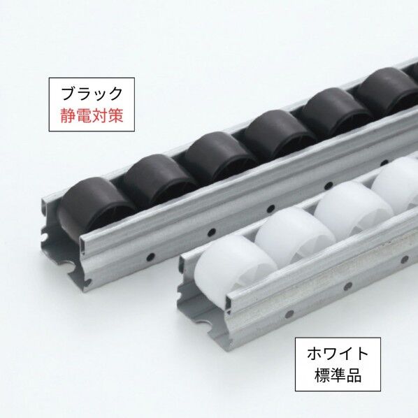 ※法人専用品※TMEHジャパン プラコン40(樽型ローラー) ブラック(静電) GP4036A-2-ESD 1本...