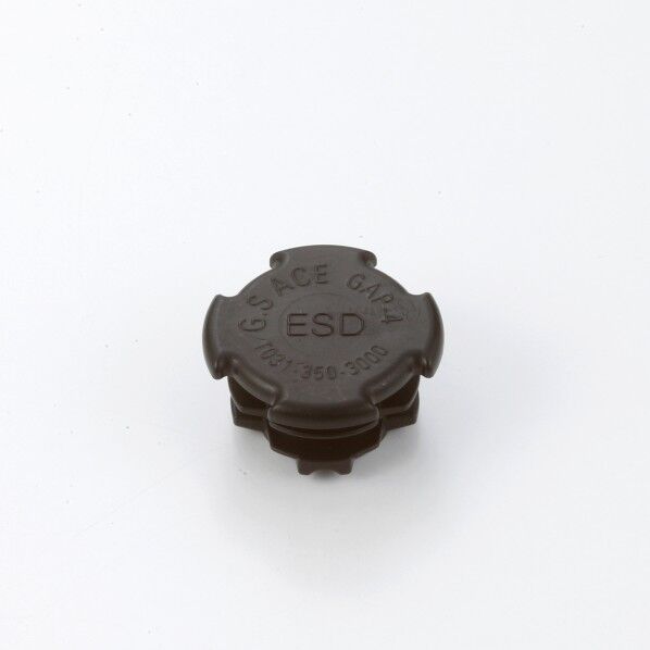  アルミパイプ用インナーキャップ 静電ブラック GAP-4E-ESD 1個...