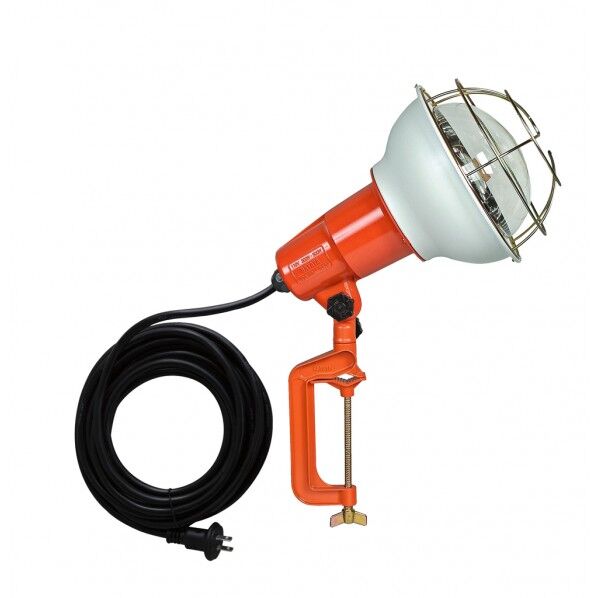 防雨型作業灯 リフレクターランプ500W100V接地付5 便利グッズ（文具・OA機器） RE-505K 1個