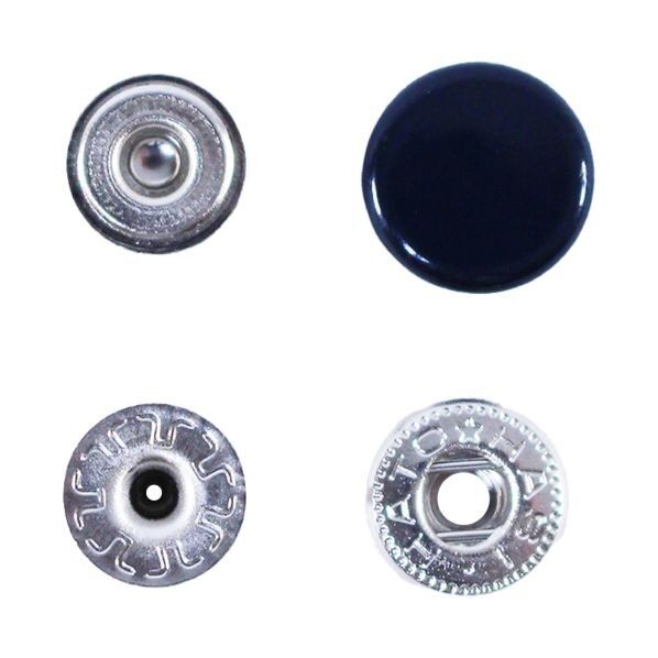 BIGMAN バネホック 小 紺 PHA-066 12個...