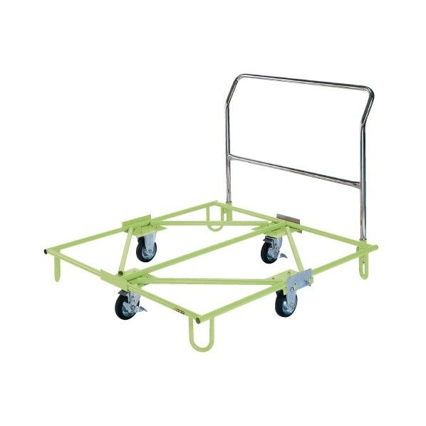 樹脂パレット台車(取手付タイプ/樹脂パレット付)