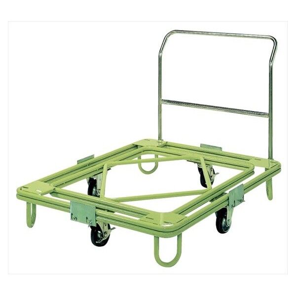 樹脂パレット台車（取手付タイプ/樹脂パレット付）